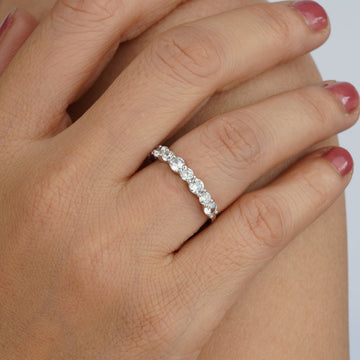 Diamond Eternity Stackable Wedding Band Ring 