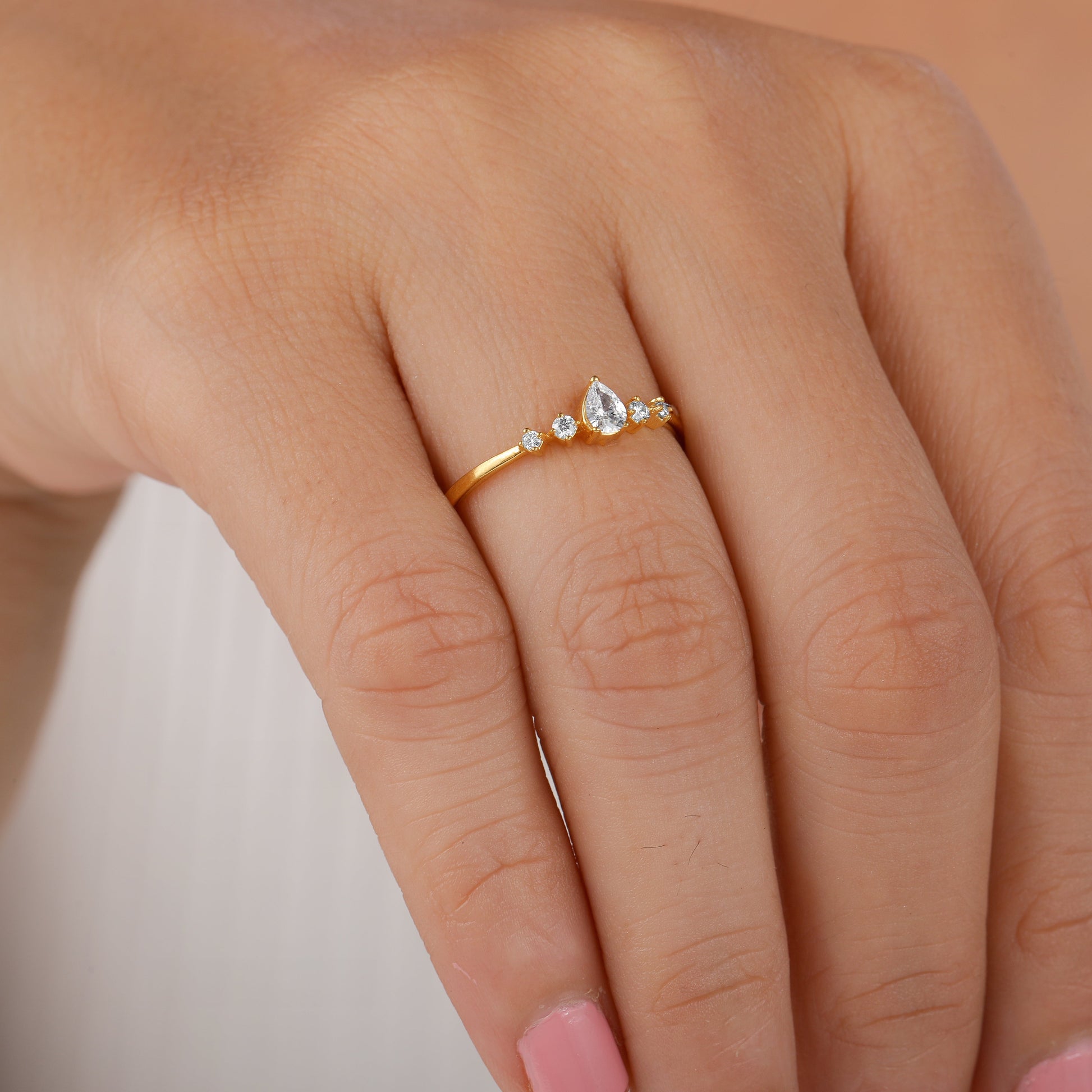 lab diamond wedding ring
