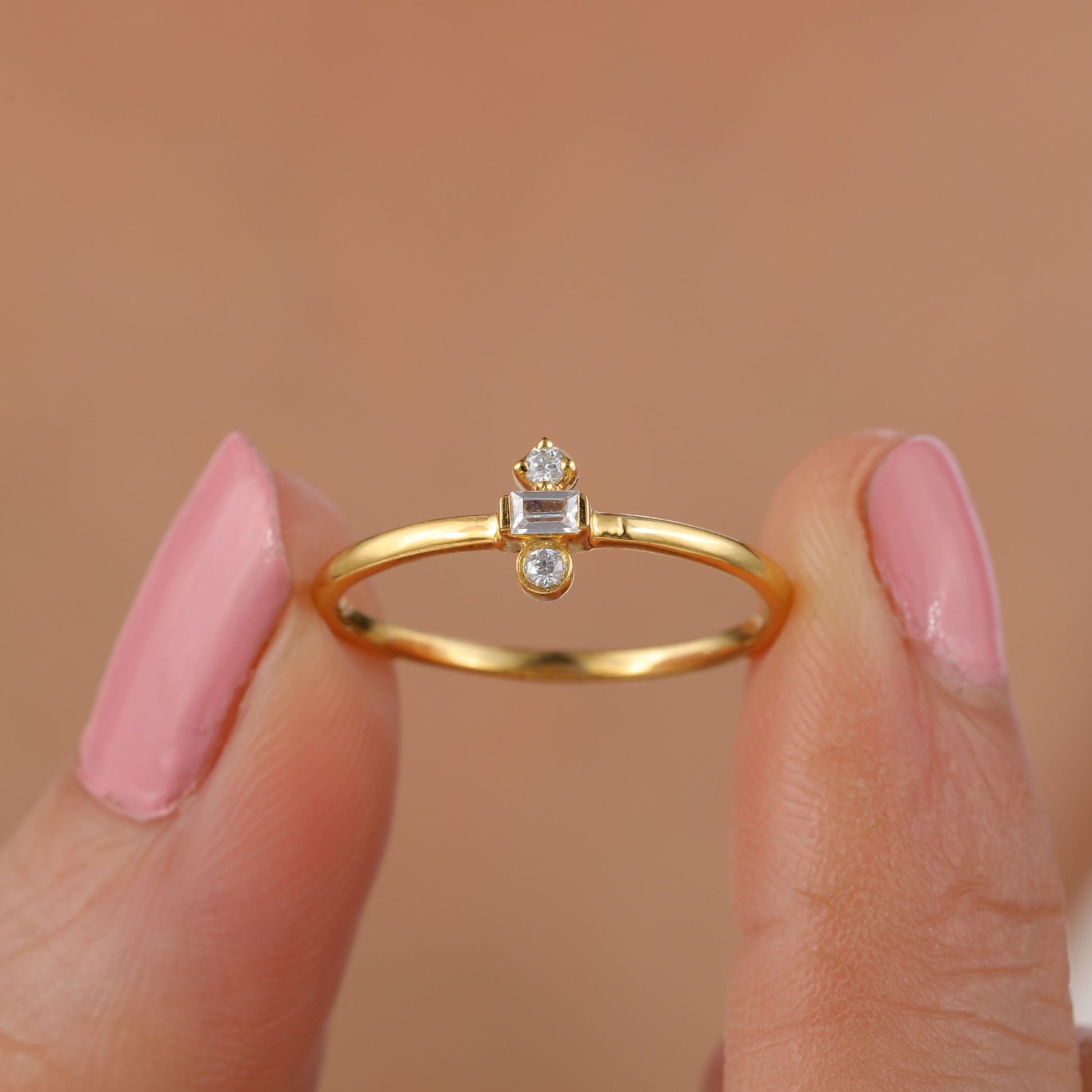 small diamond engagement ring