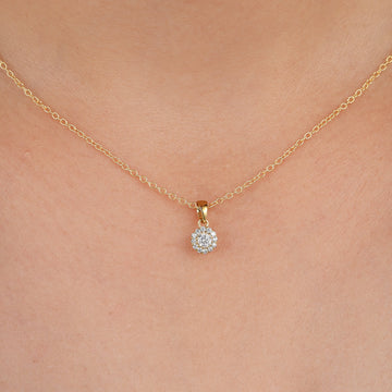 Round Diamond necklace