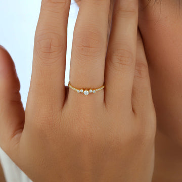 Moissanite Engagement ring