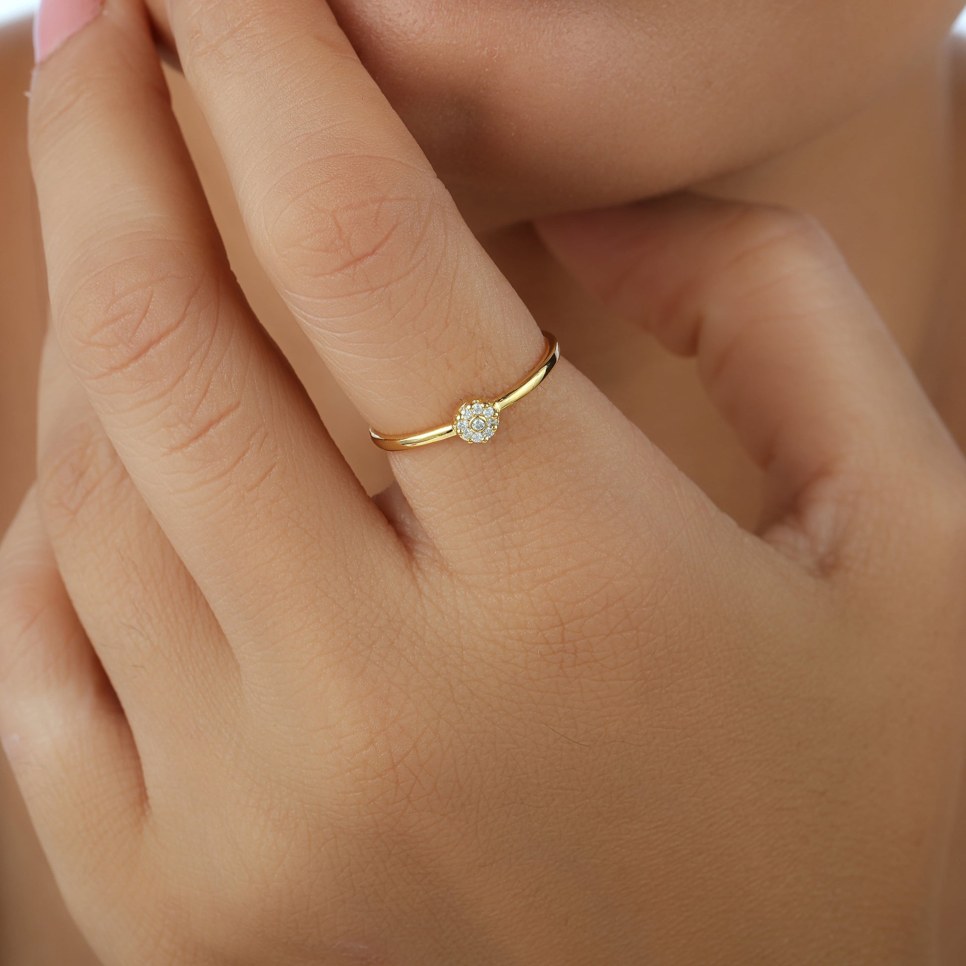 lab diamond promise ring