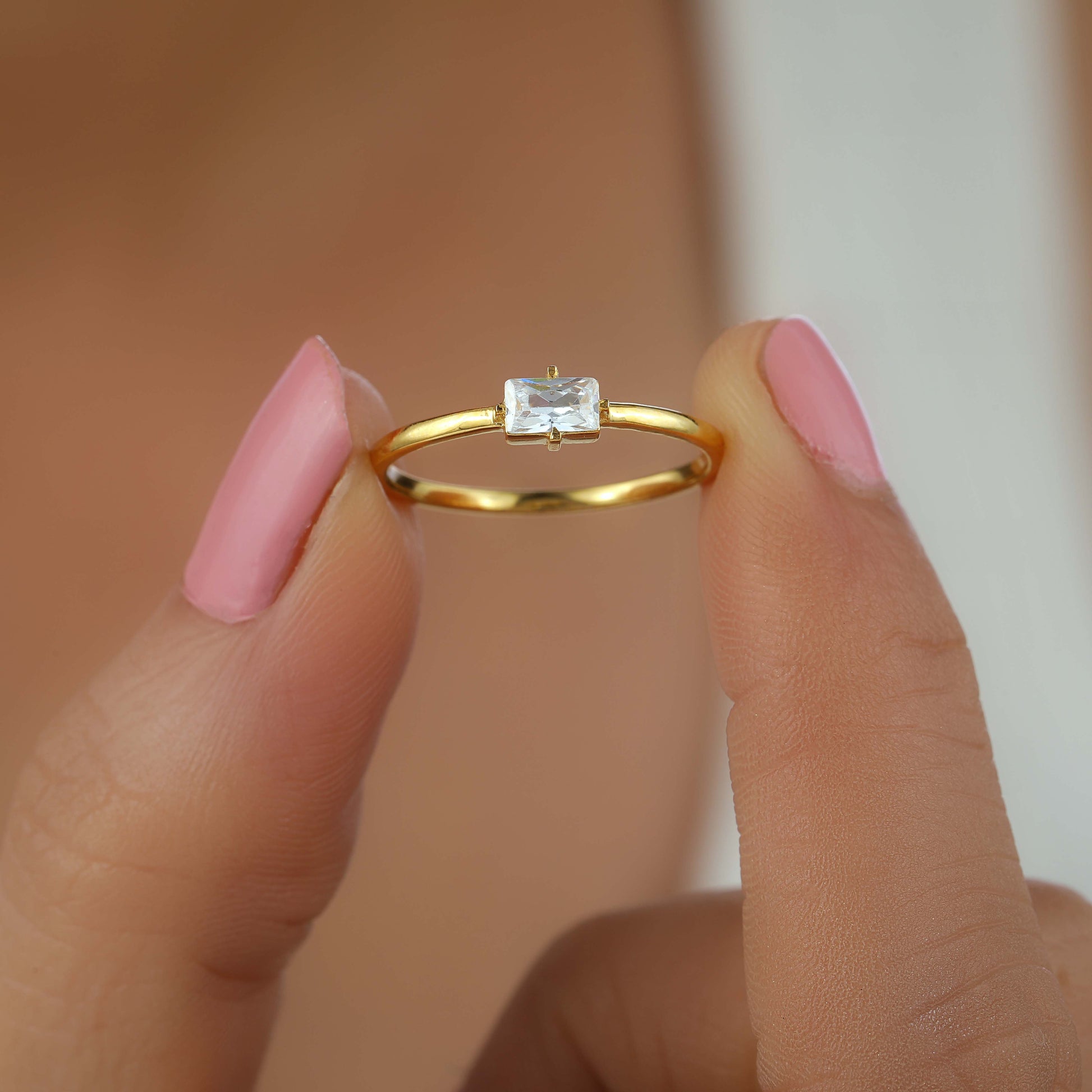 Lab-grown Diamond Radiant Cut Engagement Ring