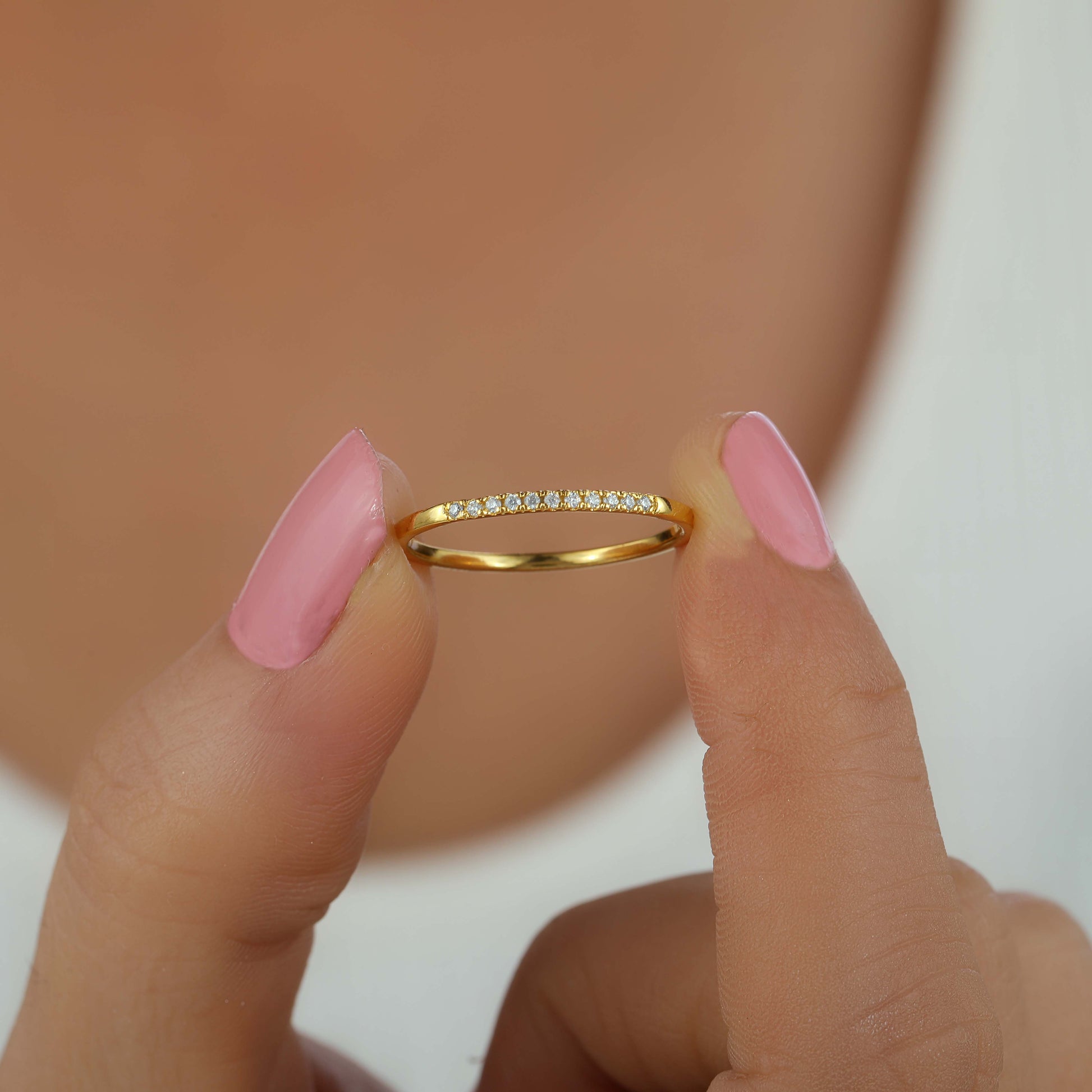 Lab Created Diamond Wedding Stackable Ring