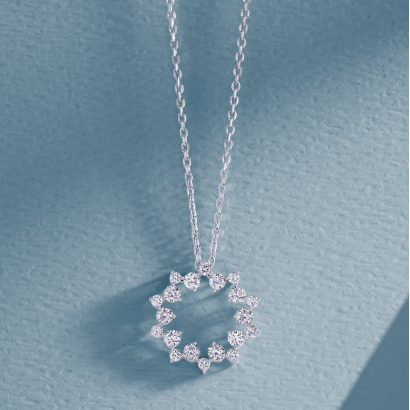 lab diamond necklace