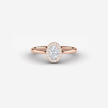  Halo Diamond Engagement Ring