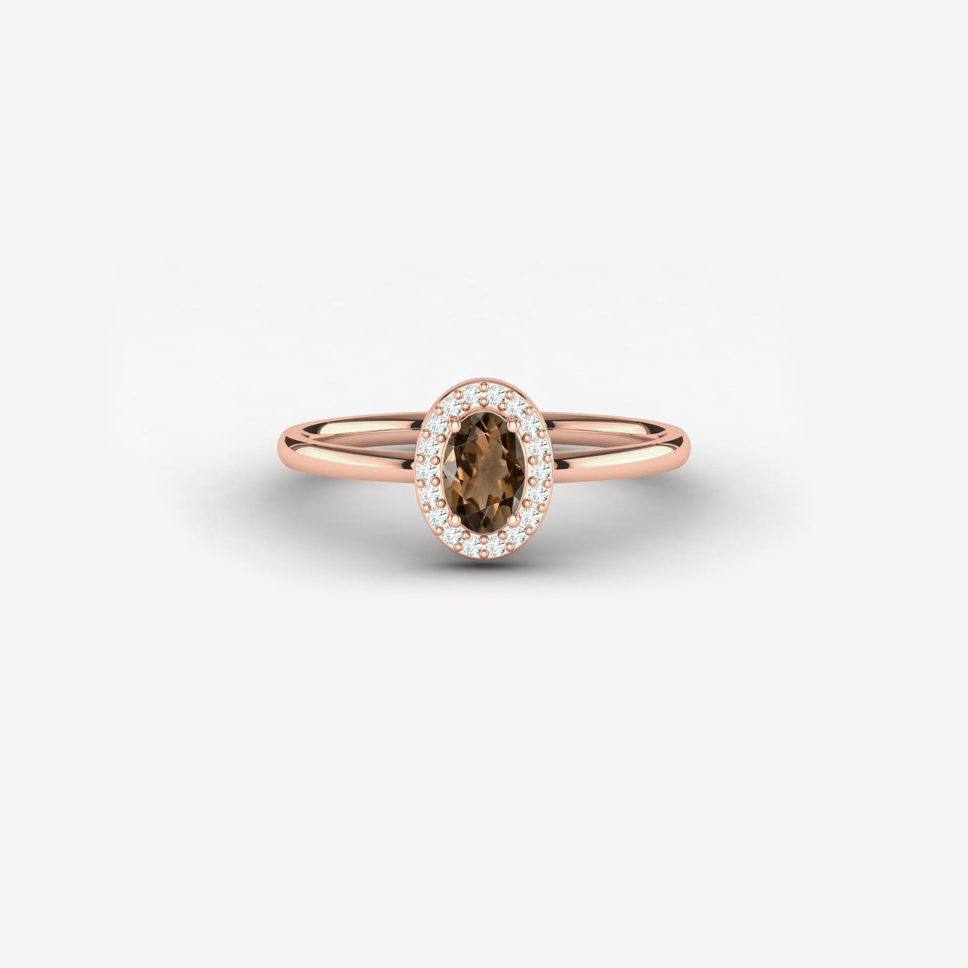 smokyquartz gemstone ring