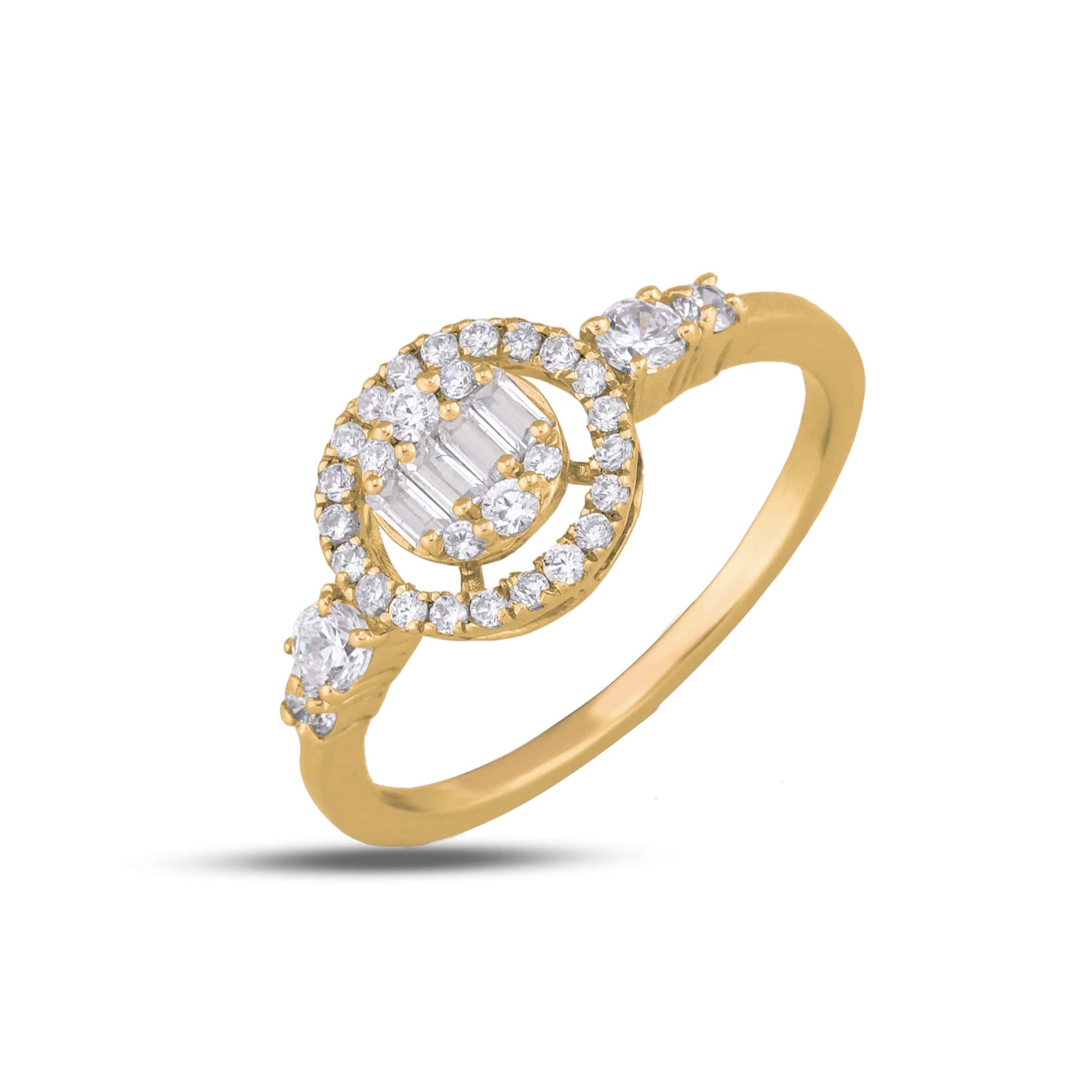 Lab Grown Diamond Halo Wedding Ring